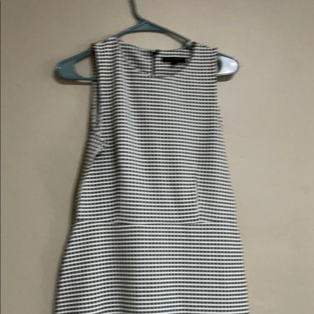 Checkered banana republic dress